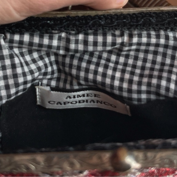 VINTAGE beaded handbag - Picture 7 of 8